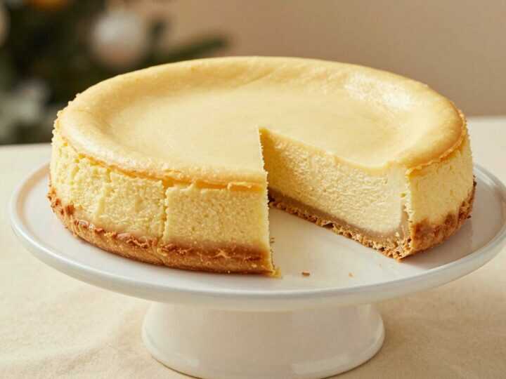 Käsekuchen mit 1 kg Quark: Cremig, hoch und ohne Risse!