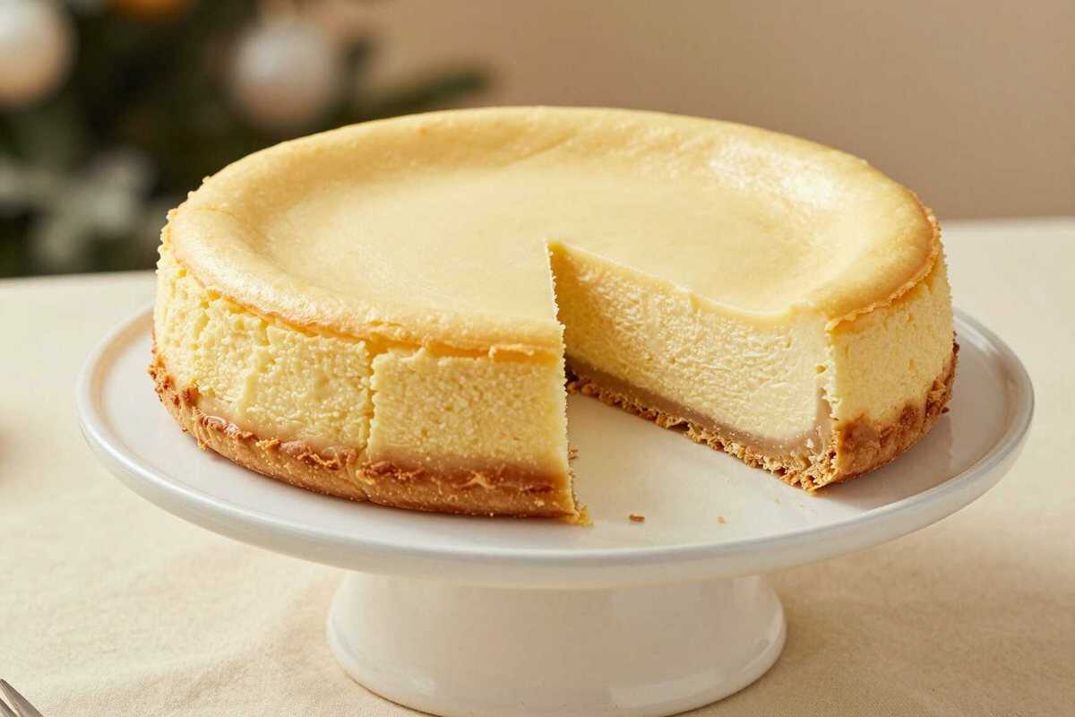 Käsekuchen mit 1 kg Quark: Cremig, hoch und ohne Risse!