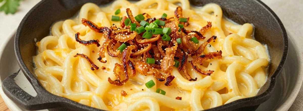 Käsespätzle wie im Allgäu: Mit Röstzwiebeln und 300 g Käse!