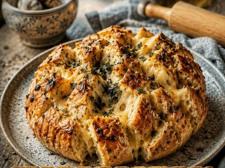 Käse-Zupfbrot aus dem Airfryer – mit Zutaten, die du sowieso zu Hause hast