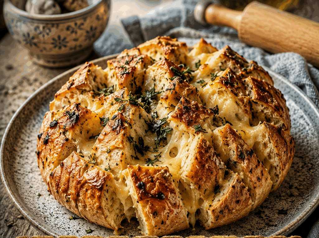 Käse-Zupfbrot aus dem Airfryer – mit Zutaten, die du sowieso zu Hause hast