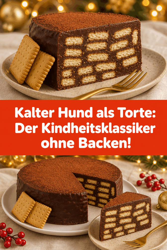 Kalter Hund als Torte: Der Kindheitsklassiker ohne Backen!