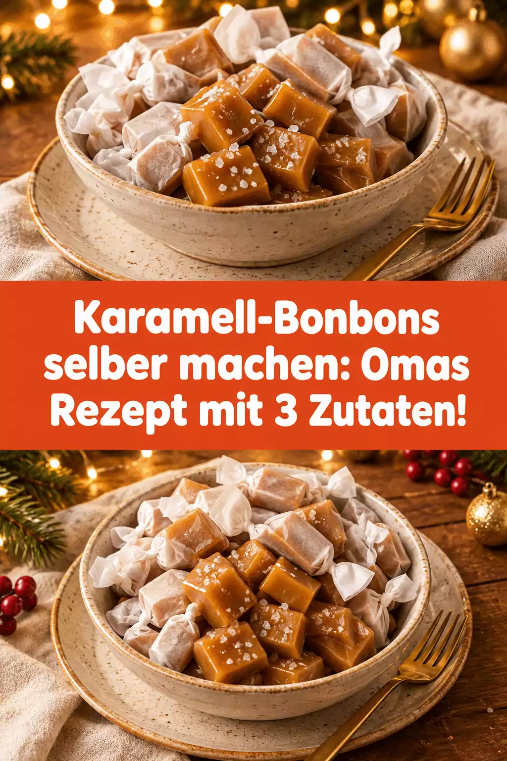 Karamell-Bonbons selber machen: Omas Rezept mit 3 Zutaten!