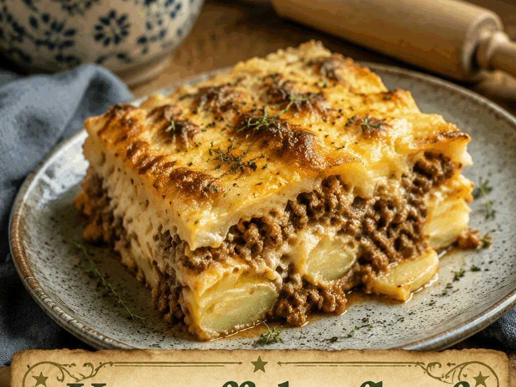 Kartoffelauflauf mit Hackfleisch: das schnelle Abendessen für stressige Tage