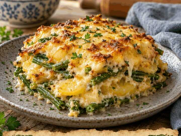 Kartoffel-Bohnen-Auflauf mit Bergkäse – perfekt fürs Meal Prep am Sonntag