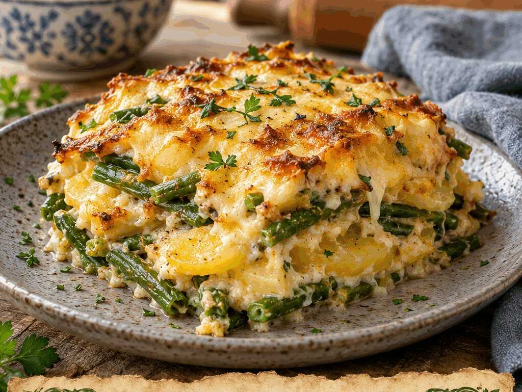 Kartoffel-Bohnen-Auflauf mit Bergkäse – perfekt fürs Meal Prep am Sonntag
