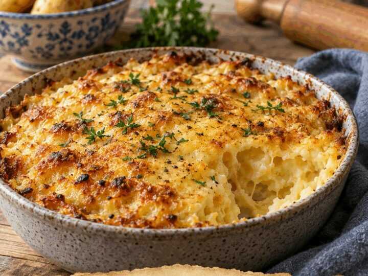 Kartoffelbrei aus dem Ofen mit Käsekruste – gelingt garantiert, auch Anfängern