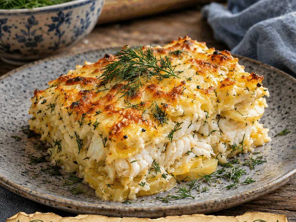 Kartoffel-Fischauflauf mit Dill – das Soulfood für kalte Tage