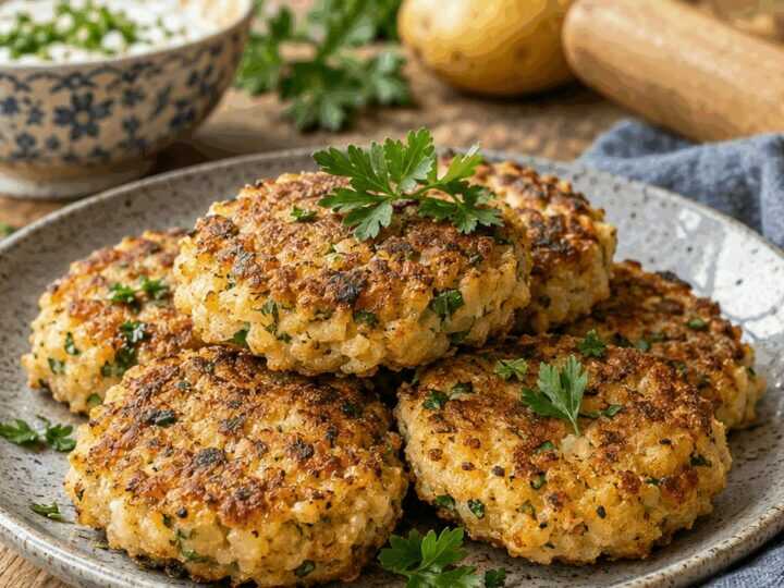 Kartoffel-Haferflocken-Bratlinge – das Beilagen-Rezept, nach dem alle fragen