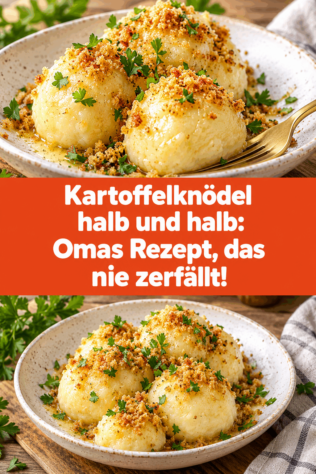 Kartoffelknödel halb und halb: Omas Rezept, das nie zerfällt!