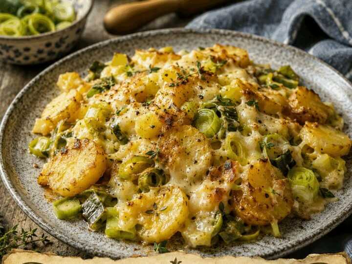 Kartoffel-Lauch-Pfanne mit Bergkäse – herzhaft, warm und unglaublich lecker