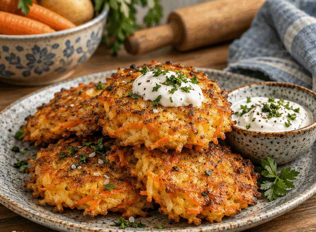 Kartoffel-Möhren-Puffer – das Soulfood für kalte Tage