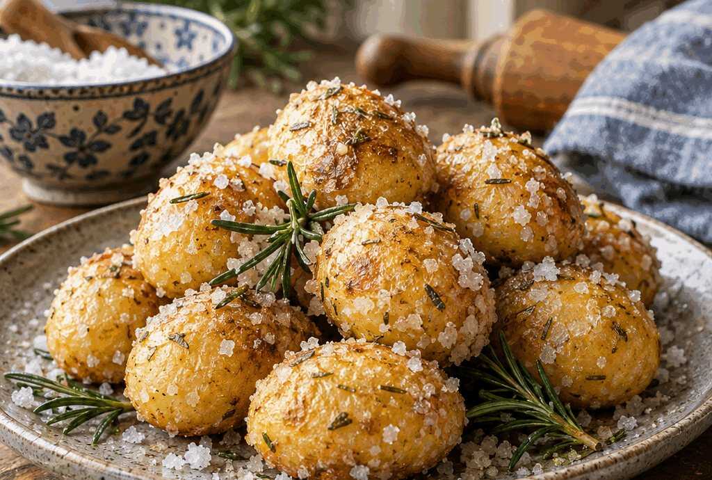 Kartoffeln im Salzmantel, das beliebteste Kartoffelrezept auf Pinterest