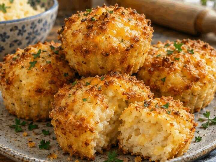 Kartoffelpüree-Muffins mit Käse – in 20 Minuten auf dem Tisch