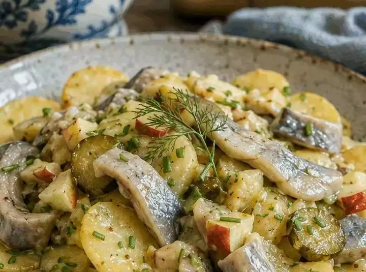 Kartoffelsalat mit Matjes – perfekt zum Vorkochen für die ganze Woche