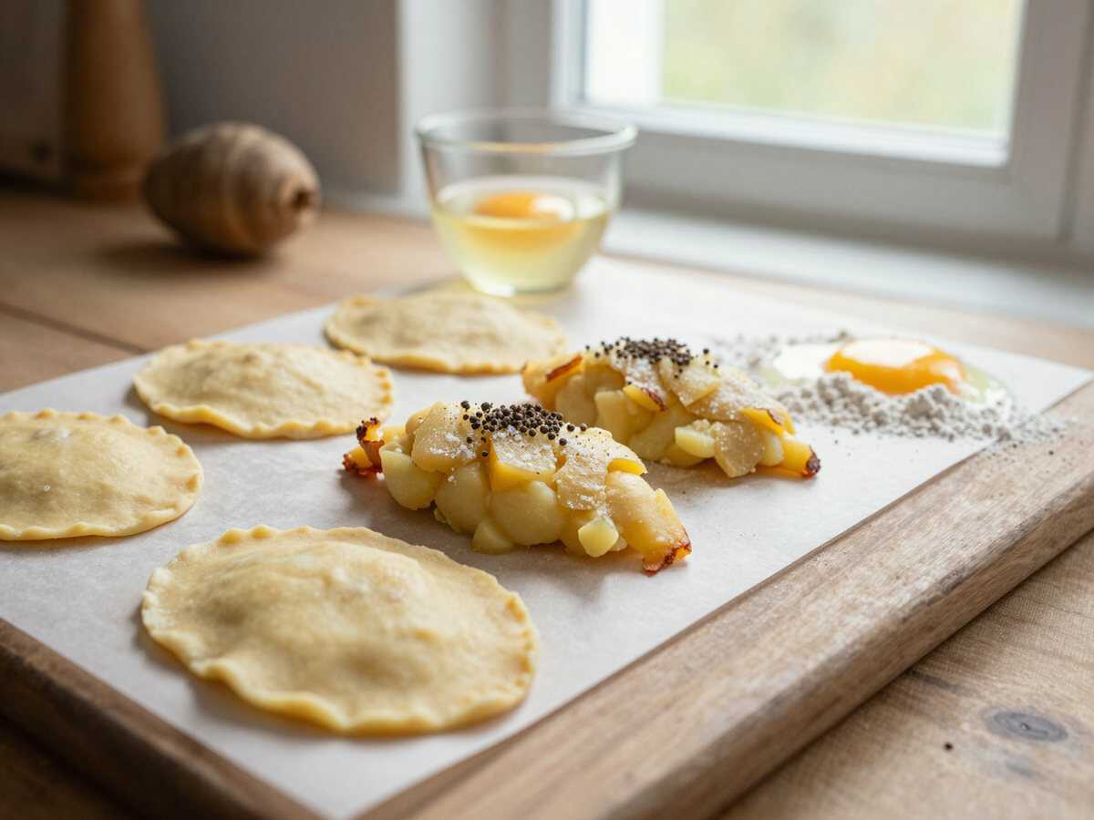 Kartoffelschnitzel paniert – in 20 Minuten auf dem Tisch – während der Zubereitung