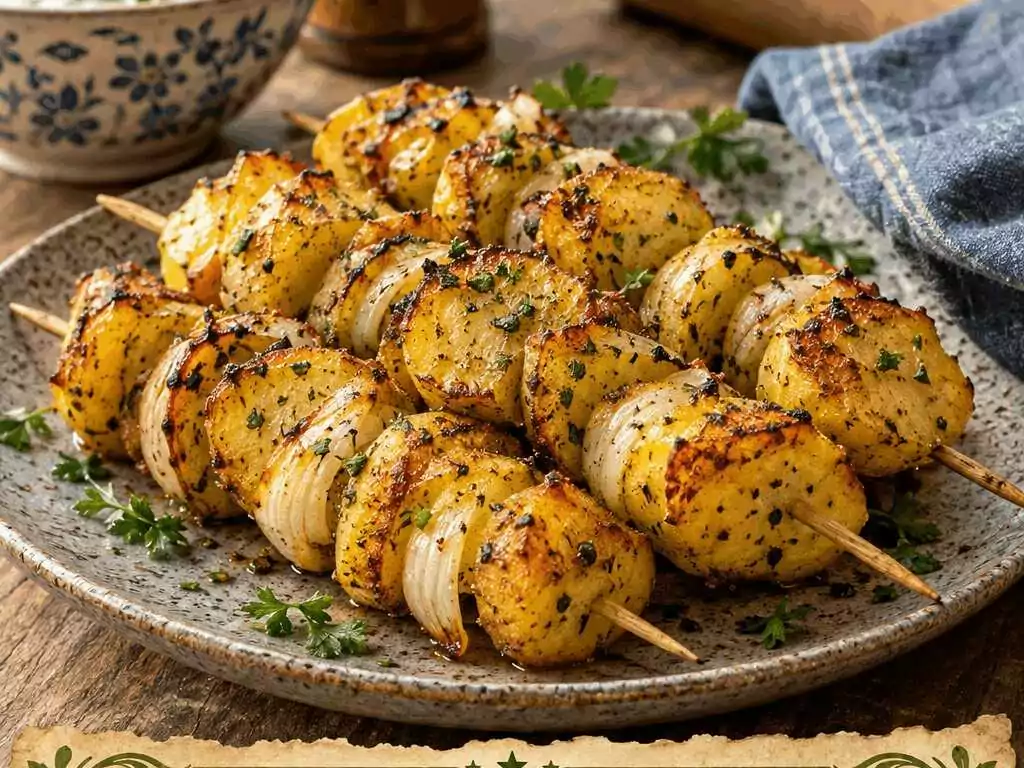 Kartoffelspieße vom Grill – günstig, sättigend und unglaublich lecker