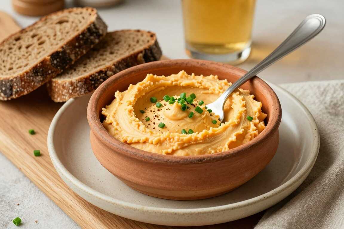 Käse-Aufstrich mit Bier gerührt: 300 g, kräftig für Bauernbrot!