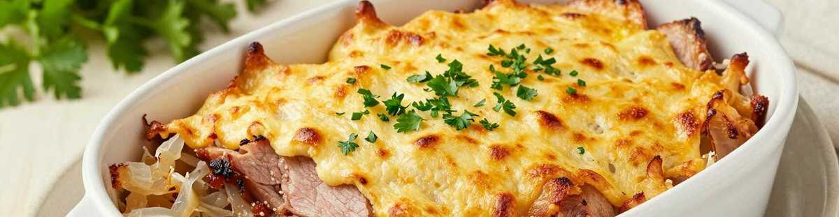 Kassler-Sauerkraut-Auflauf: Deftig, einfach und in 40 Minuten fertig!