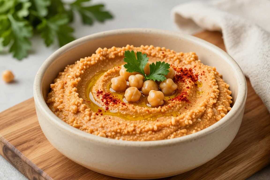 Kichererbsen-Aufstrich mit Paprikapulver: 400 g, rauchig gewürzt!