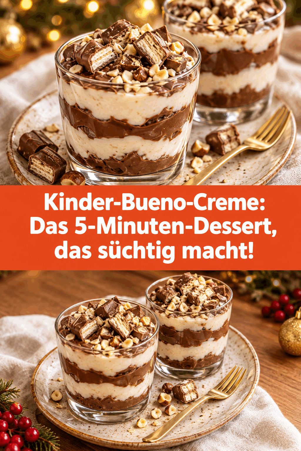 Kinder-Bueno-Creme: Das 5-Minuten-Dessert, das süchtig macht!