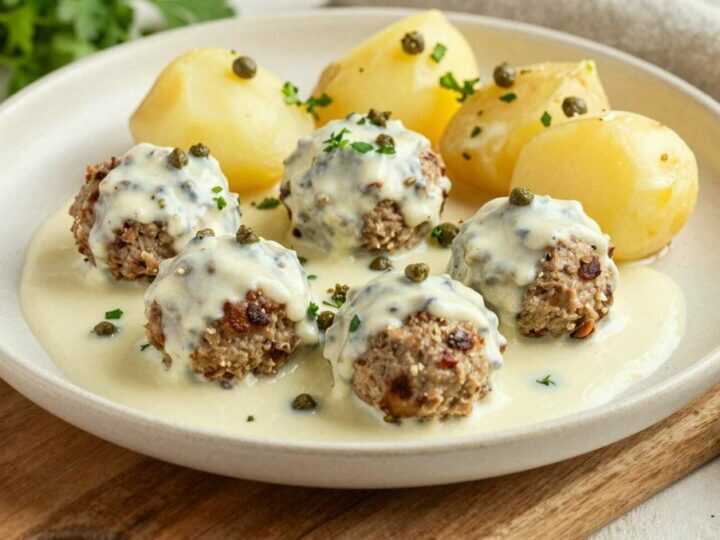 Königsberger Klopse: Omas Original mit Kapernsauce!