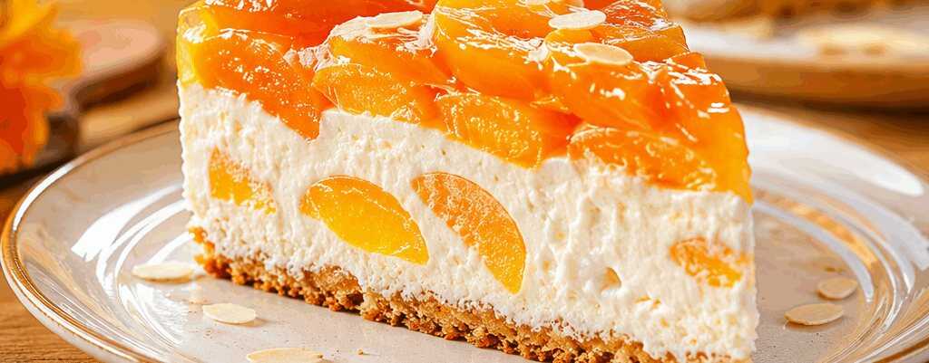 Köstliche Aprikosen-Joghurttorte: Ein Genuss, den du nicht verpassen solltest! – so sieht es fertig aus