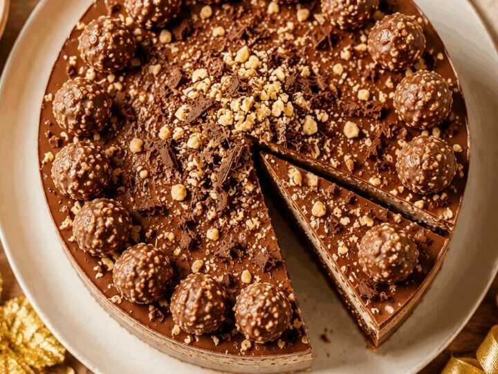 Köstlicher Ferrero-Kuchen: Ganz ohne Backen genießen!