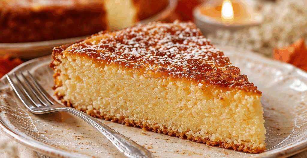 Köstlicher Grießkuchen wie bei Oma: Ein nostalgisches Geschmackserlebnis! – so sieht es fertig aus