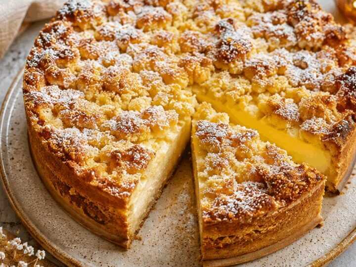 Köstlicher Vanillepudding-Kuchen für dein Wochenende!