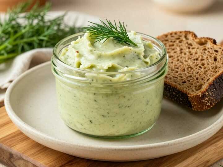Kohlrabi-Aufstrich mit Dill: 300 g, mild und knackig!