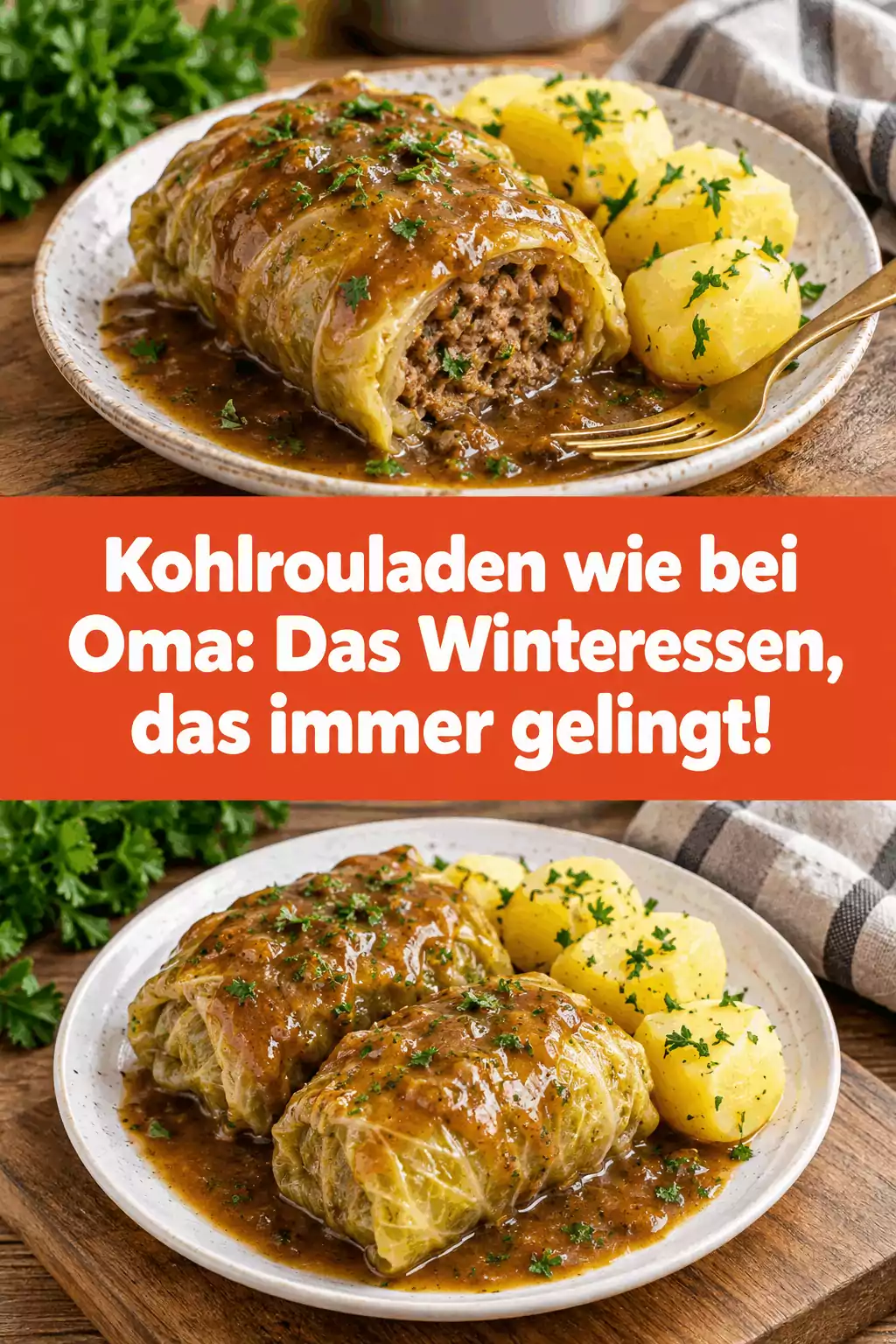 Kohlrouladen wie bei Oma: Das Winteressen, das immer gelingt!