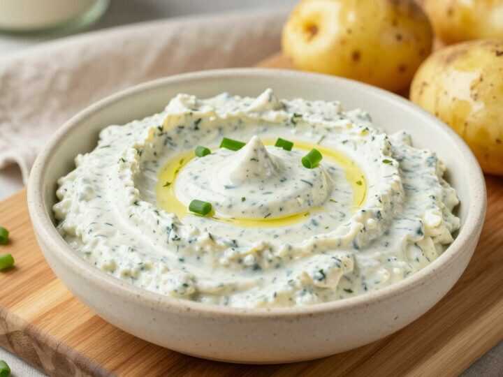 Kräuterquark mit acht Kräutern: 500 g, für Pellkartoffeln!