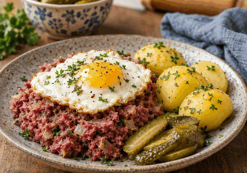 Labskaus mit Kartoffeln norddeutsche Art – gelingt garantiert, auch Anfängern
