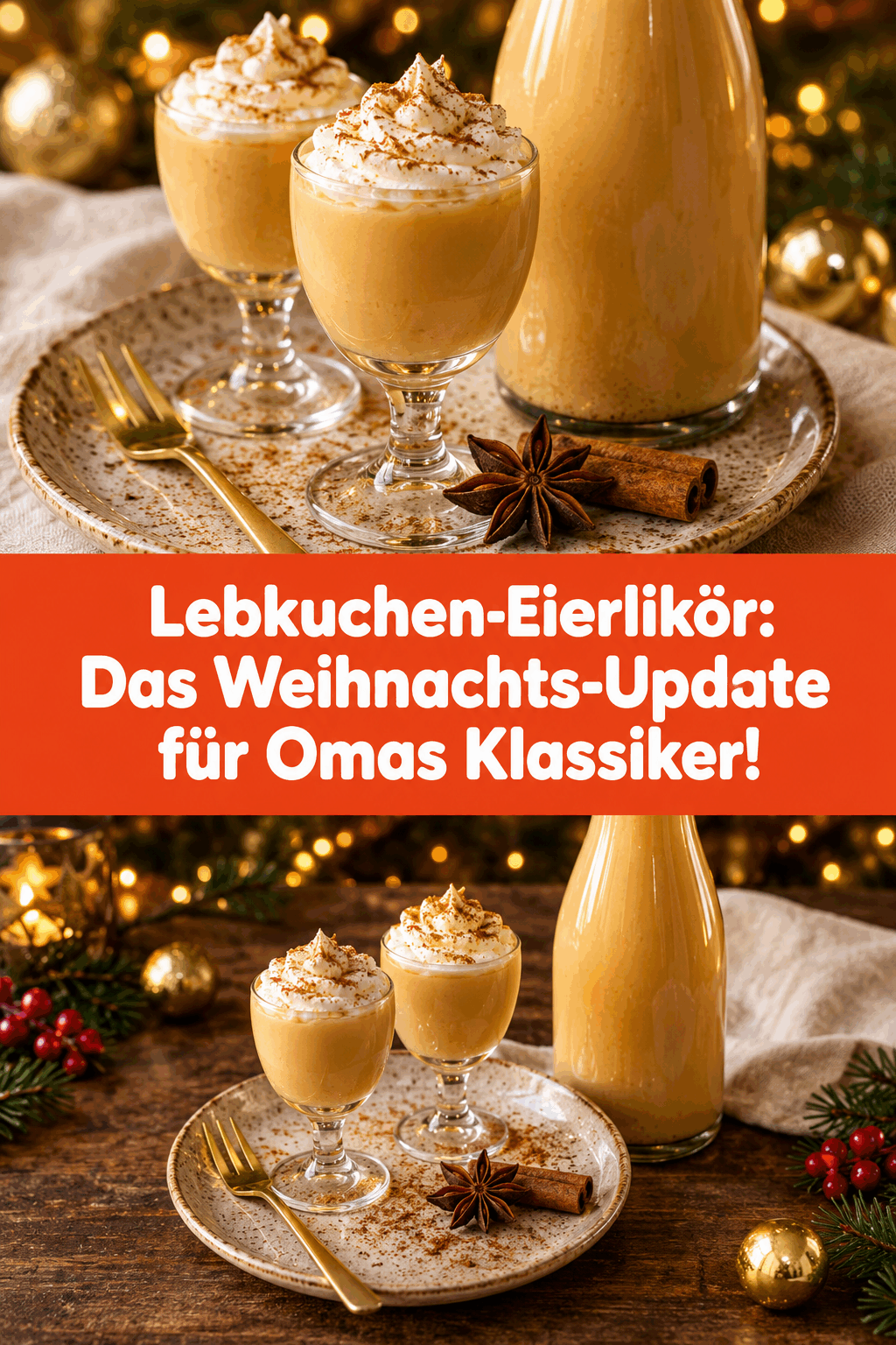 Lebkuchen-Eierlikör: Das Weihnachts-Update für Omas Klassiker!