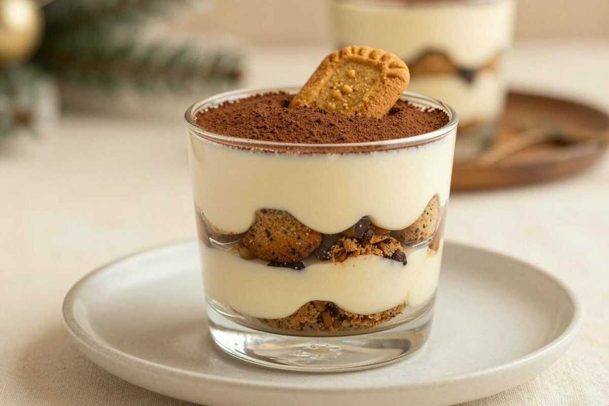 Lebkuchen-Tiramisu ohne Ei: Blitzschnell in 10 Minuten geschichtet!