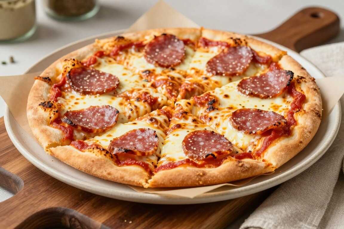 Low Carb Pizza mit Blumenkohlboden: Knusprig und ohne ein Gramm Mehl!
