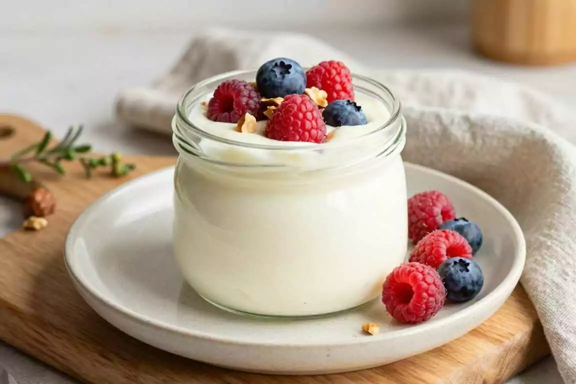 Low Carb Quark-Dessert mit Beeren und Nüssen: Süß ohne ein Gramm Zucker!