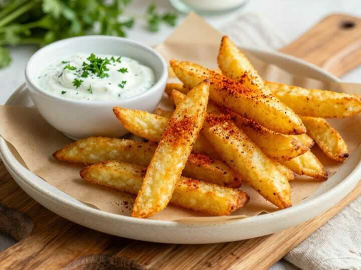 Low Carb Sellerie-Pommes aus dem Ofen: Knusprig gewürzt, ohne Kartoffel!