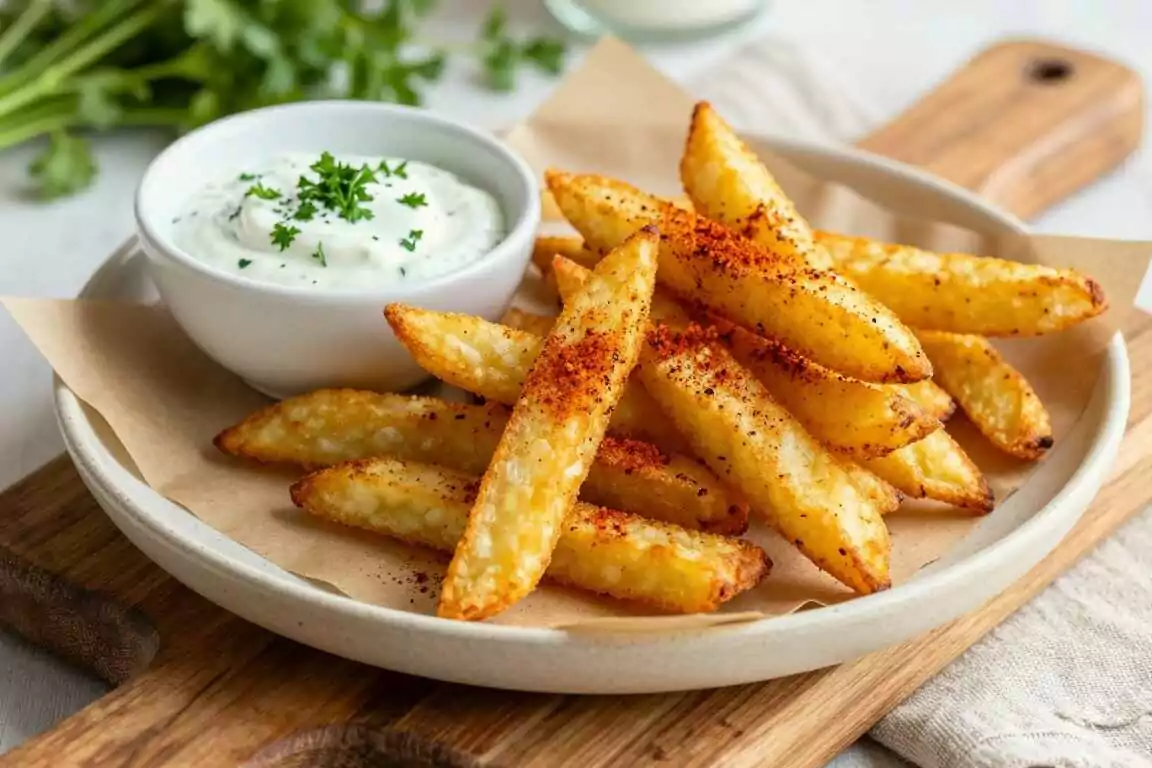 Low Carb Sellerie-Pommes aus dem Ofen: Knusprig gewürzt, ohne Kartoffel!