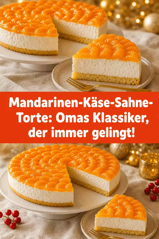 Mandarinen-Käse-Sahne-Torte: Omas Klassiker, der immer gelingt!