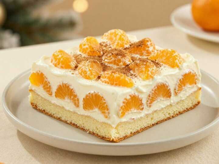 Mandarinen-Schmand-Kuchen vom Blech: Der Klassiker, den jeder liebt!