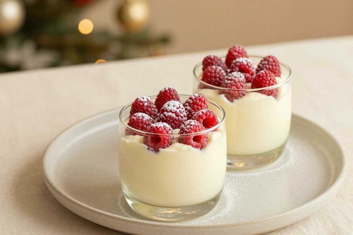 Mascarpone-Creme mit Himbeeren: 4 Zutaten und in 5 Minuten auf dem Tisch!