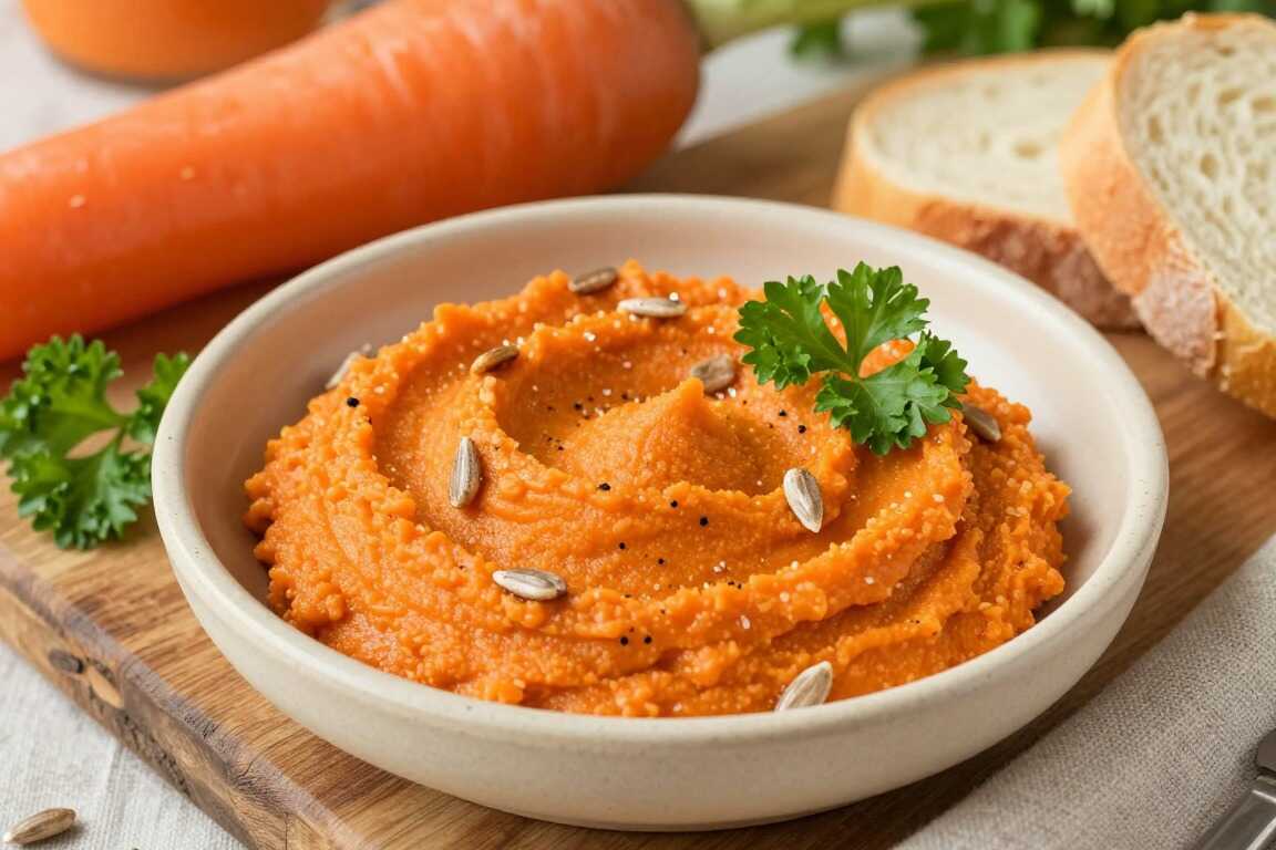 Möhren-Aufstrich mit Ingwer: 300 g, süßlich und leuchtend orange!