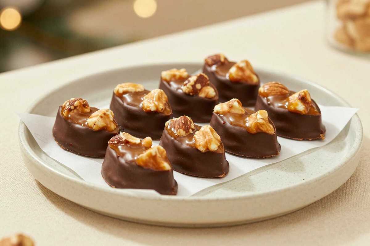 Nussecken-Pralinen: Der Klassiker als Praline, ohne Backen!