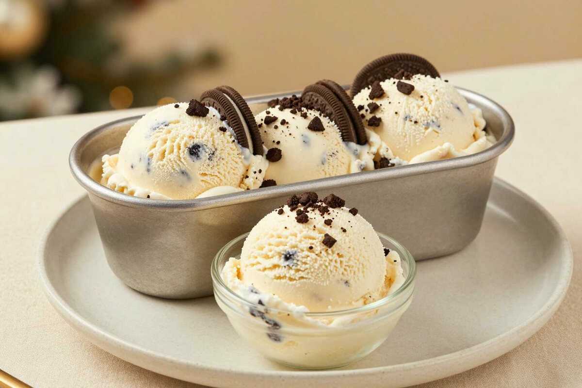 Oreo-Eis ohne Eismaschine: 3 Zutaten und in 10 Minuten im Gefrierfach!