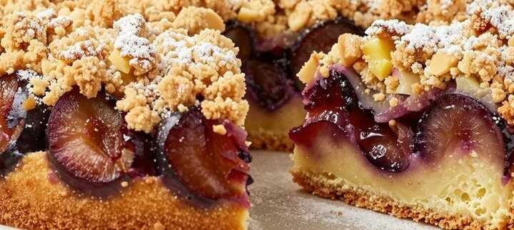 Pflaumenkuchen mit Streuseln: Der Herbstkuchen, den jeder nachbacken will!