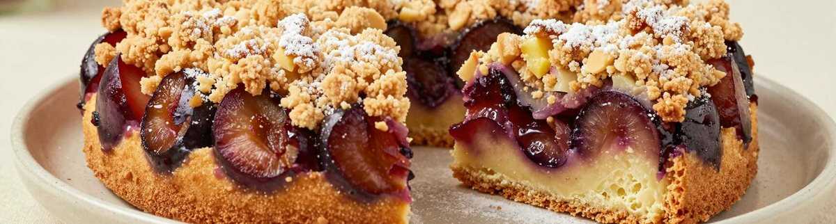 Pflaumenkuchen mit Streuseln: Der Herbstkuchen, den jeder nachbacken will!