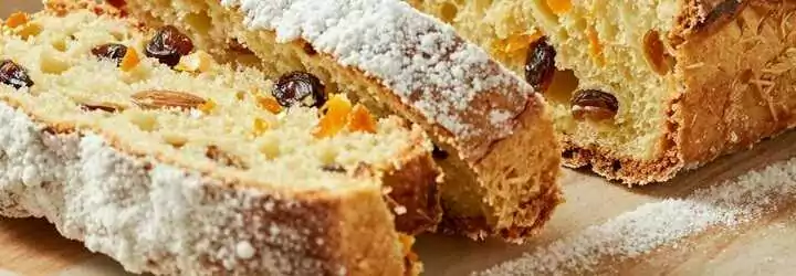 Quarkstollen ohne Hefe: Saftig, schnell und in 1 Stunde fertig!
