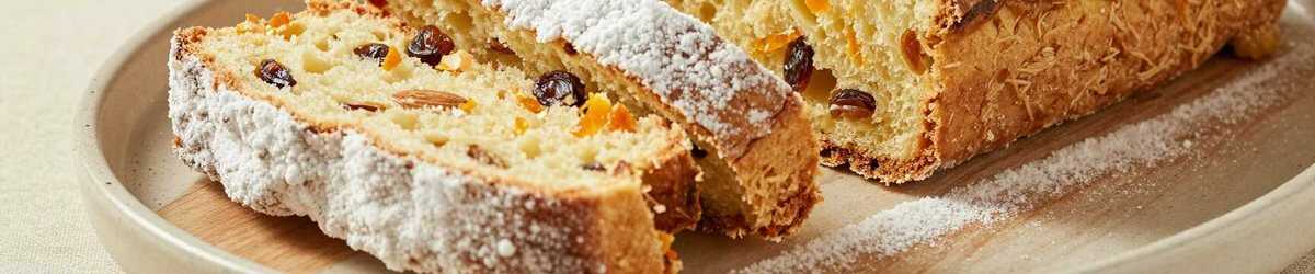 Quarkstollen ohne Hefe: Saftig, schnell und in 1 Stunde fertig!